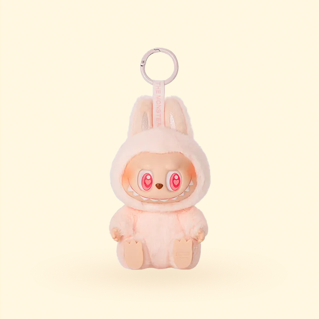 The Monsters “Have a Seat” – Dada (Pink Bunny Plush Keychain)